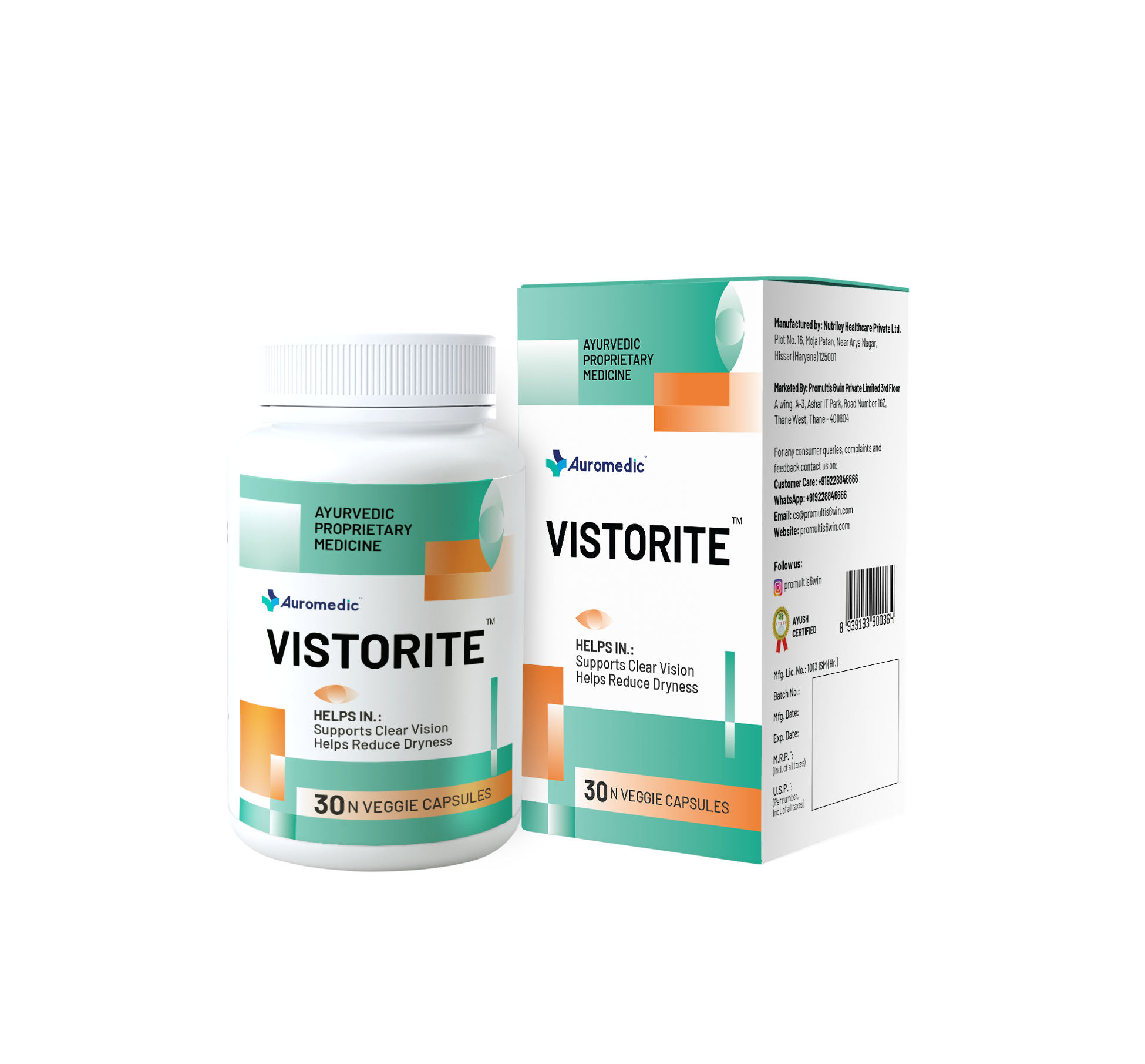 Vistorite — आँखों की देखभाल के लिए पोषण पूरक